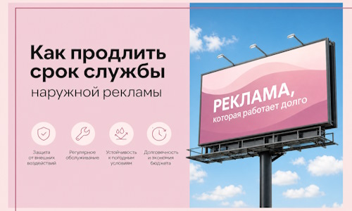 Как продлить срок службы наружной рекламы в Донецке