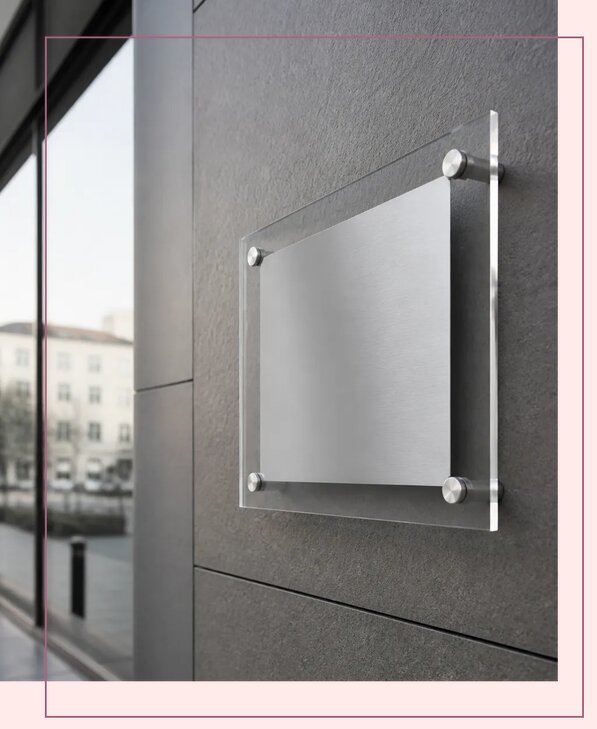 Таблички на дистанционных держателях в Донецке от 4927 р. | Аванза-Днк