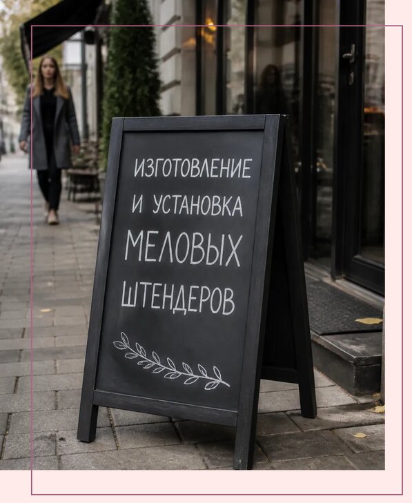 Меловые штендеры в Донецке по цене от 7116 р. | Аванза-Днк